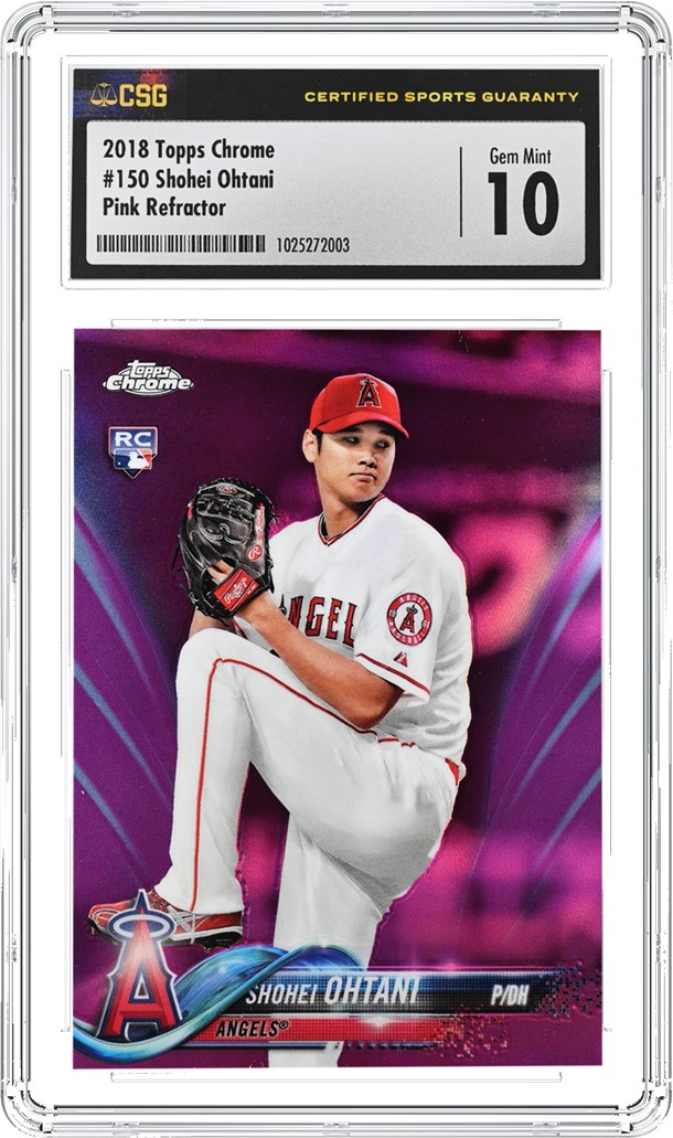 thumbnail image 2 of 2019 Topps Chrome Shohei Ohtani Refractor Rookie SSP Investment Card – Angels #84TC-25 2 of 6
